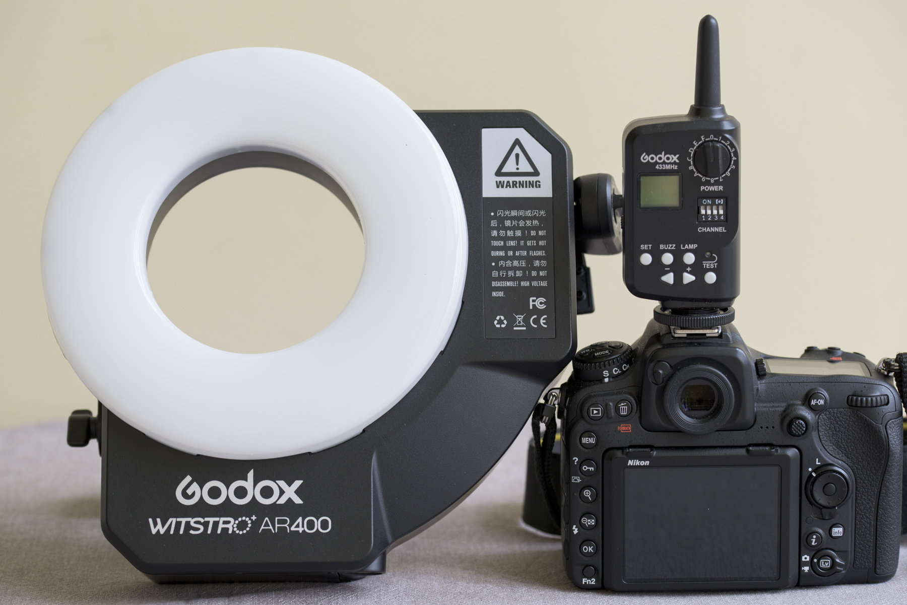 Maggiori informazioni su "Godox Witstro AR-400 Ring flash ed illuminatore"