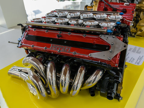 Motore F.1 036/02 del 1990 – V12 (65°) di 3497 cc - Potenza dichiarata di 680 CV