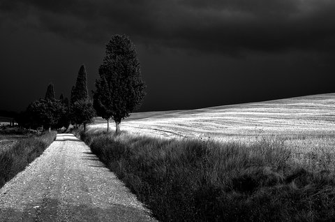 Val d'Orcia....Temporale in arrivo,