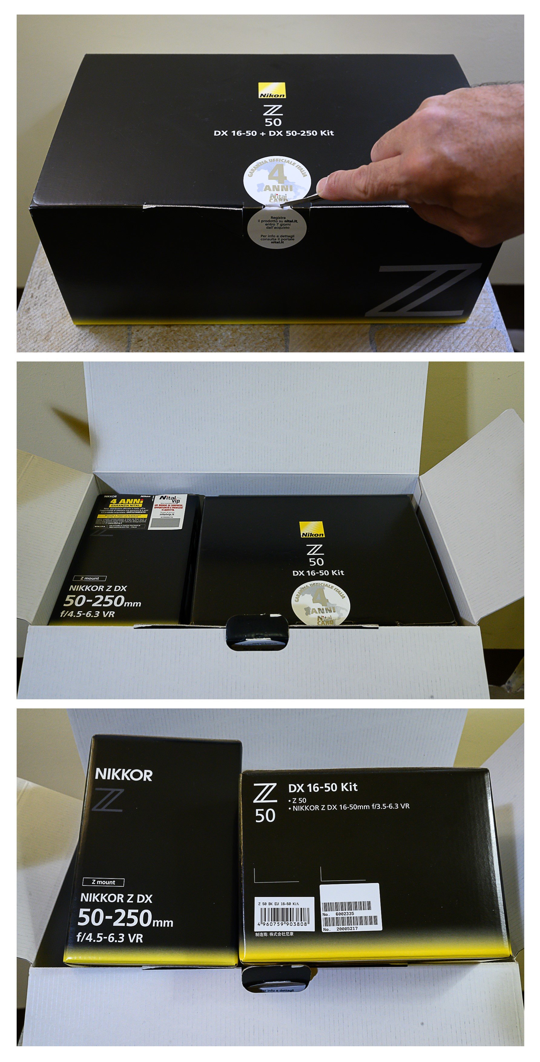 nikon z50 unboxing