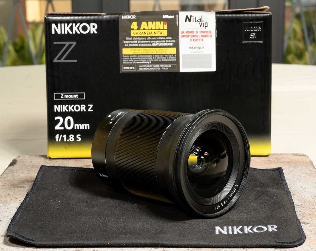 Maggiori informazioni su "Nikkor Z 20mm f/1,8S : unboxing !"