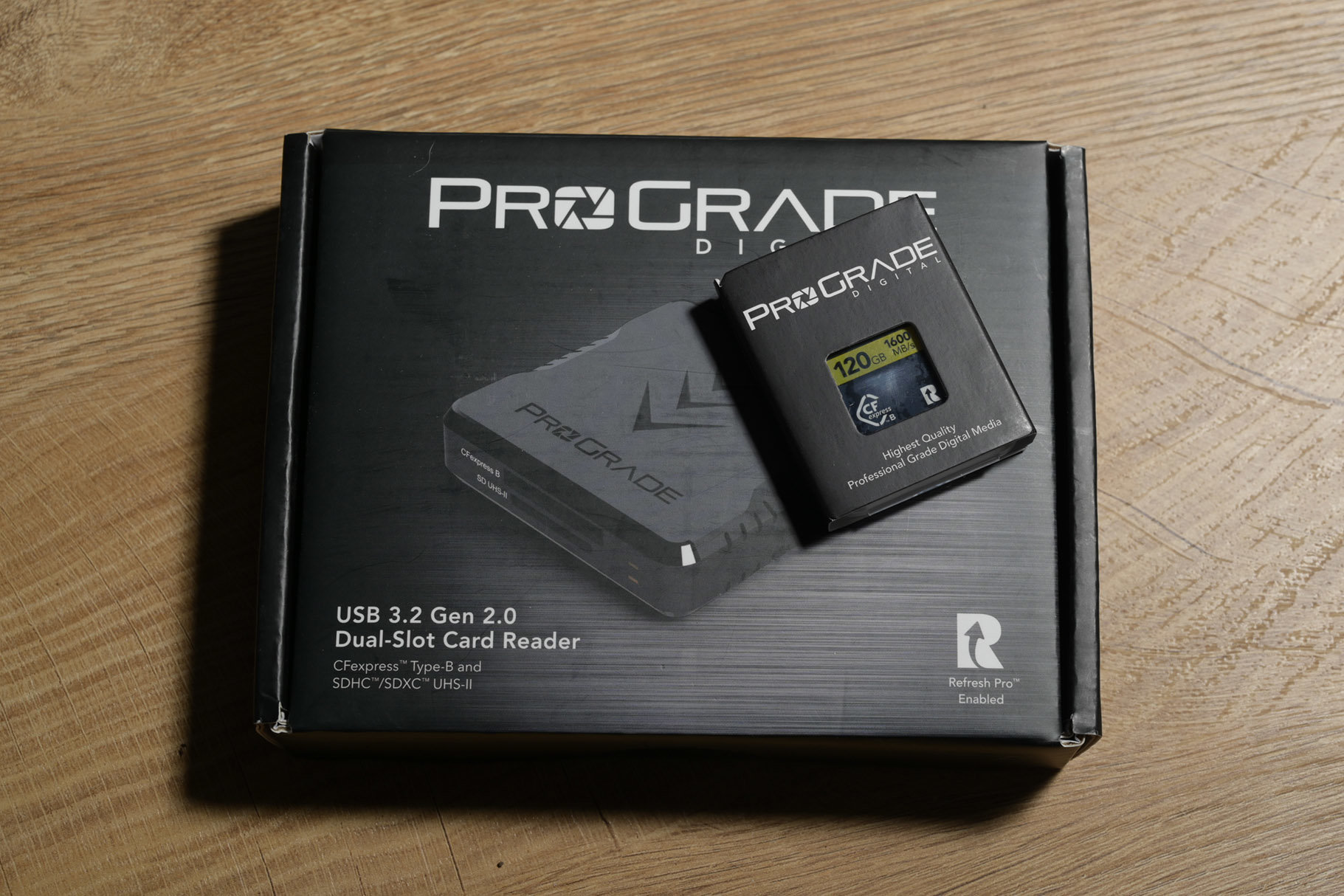 Maggiori informazioni su "ProGrade Digital : CFexpress da 120GB e lettore USB PG05.5"