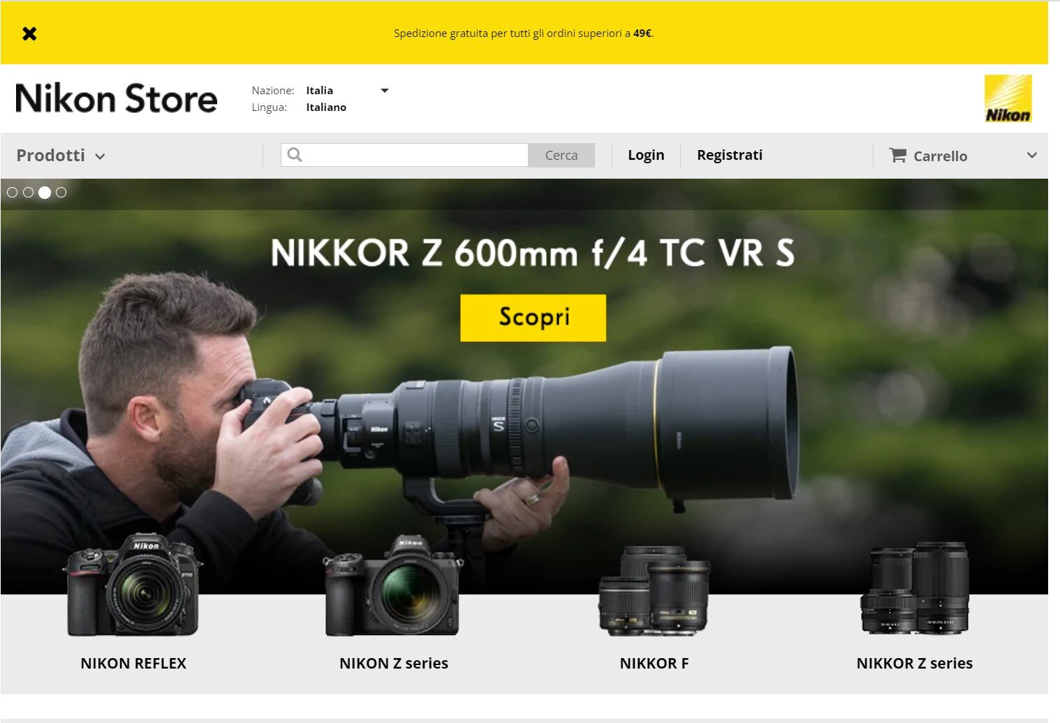 Maggiori informazioni su "Nikonstore.it e Nikonstore Outlet (recensione)"