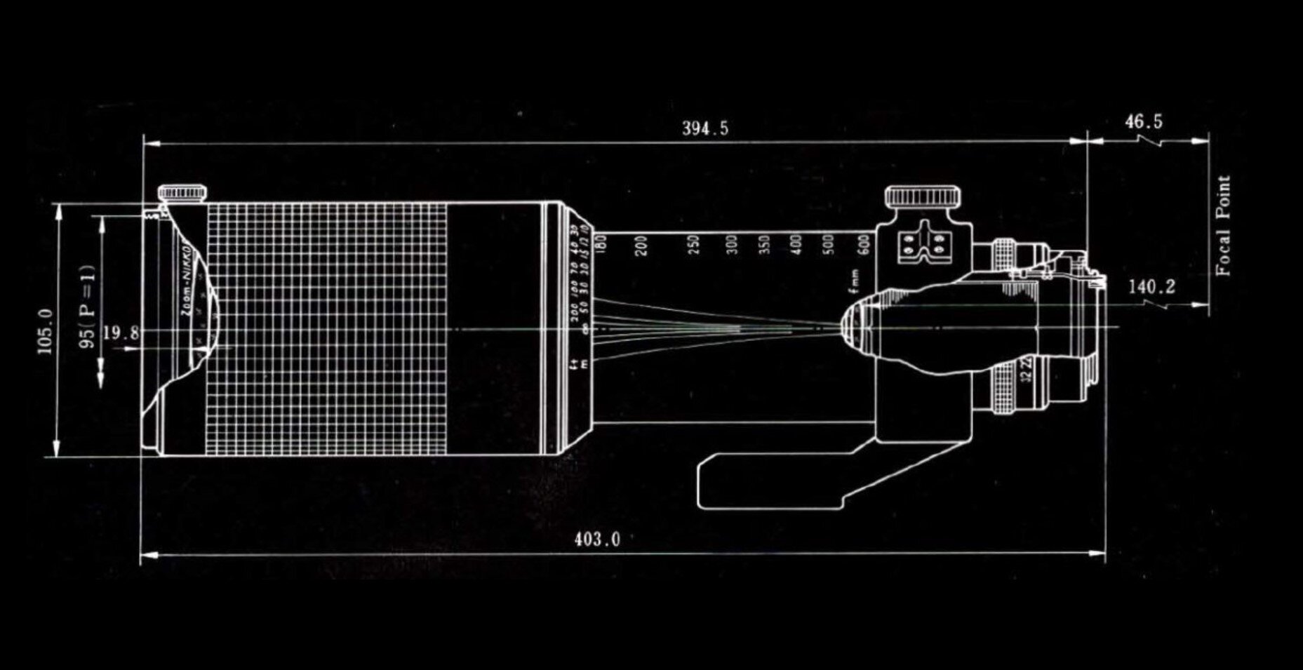 Maggiori informazioni su "Nikon Nikkor-Zoom preAI/AI/AI-s 180-600mm f/8 ED [1976/1983]"