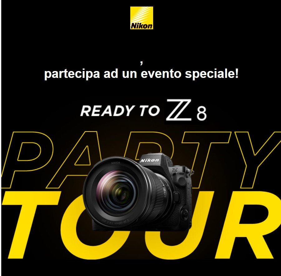 Maggiori informazioni su "Nikon Z8 Party Tour"