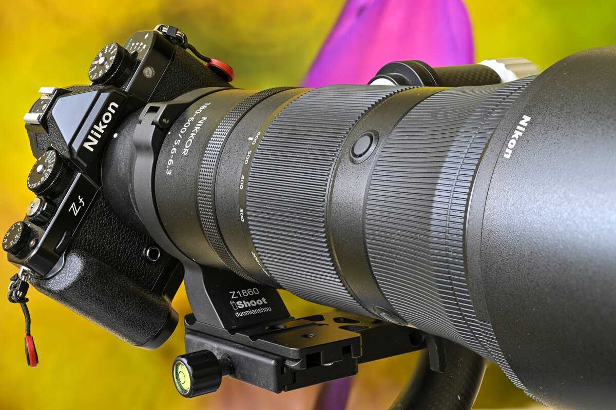 Maggiori informazioni su "i-Shoot Z1860 staffa Arca-Swiss per Nikkor Z 180-600"