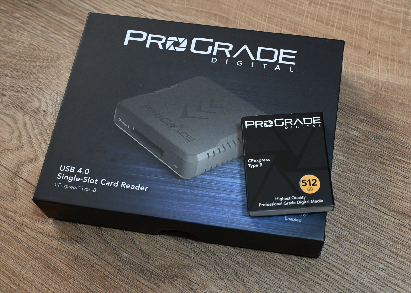 Maggiori informazioni su "ProGrade CFexpress Gold CF4 512 GB e lettore USB 4.0 PG05.6"