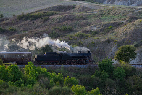Una Locomotiva 685 nei pressi di Asciano