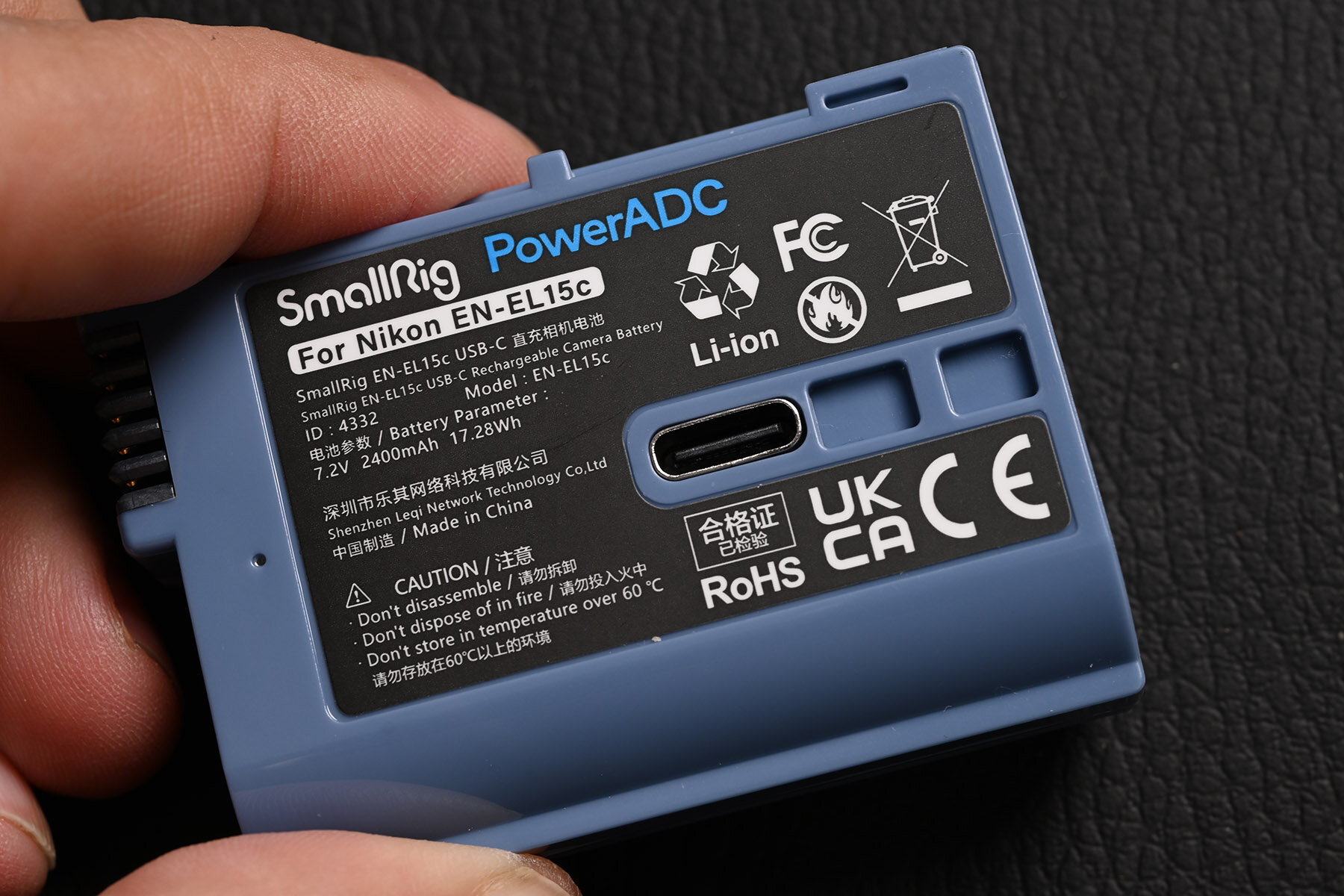 More information about "SmallRig : una batteria clone della Nikon EN-EL15c con ricarica USB-C"